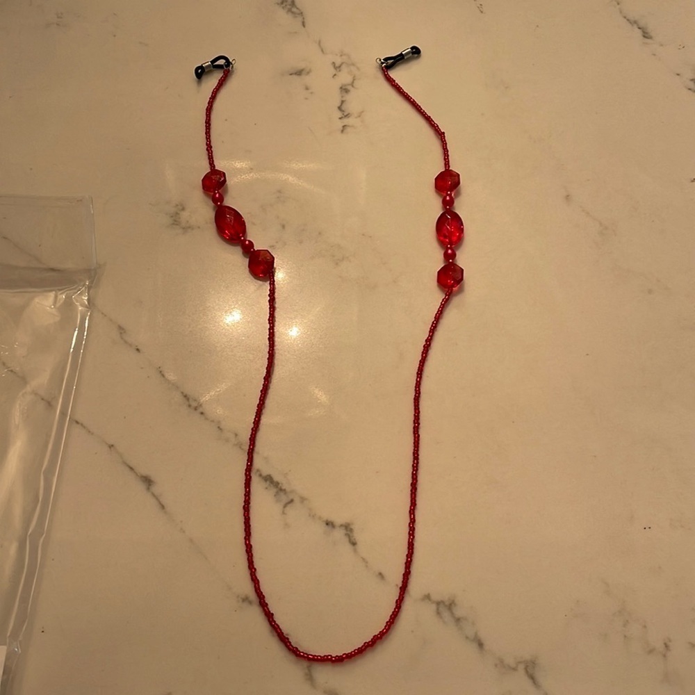 Eyeglass Cord (Red)